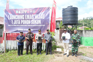 Kolaborasi Pemda Kepulauan Sula dan TNI Tanam Sukun ​