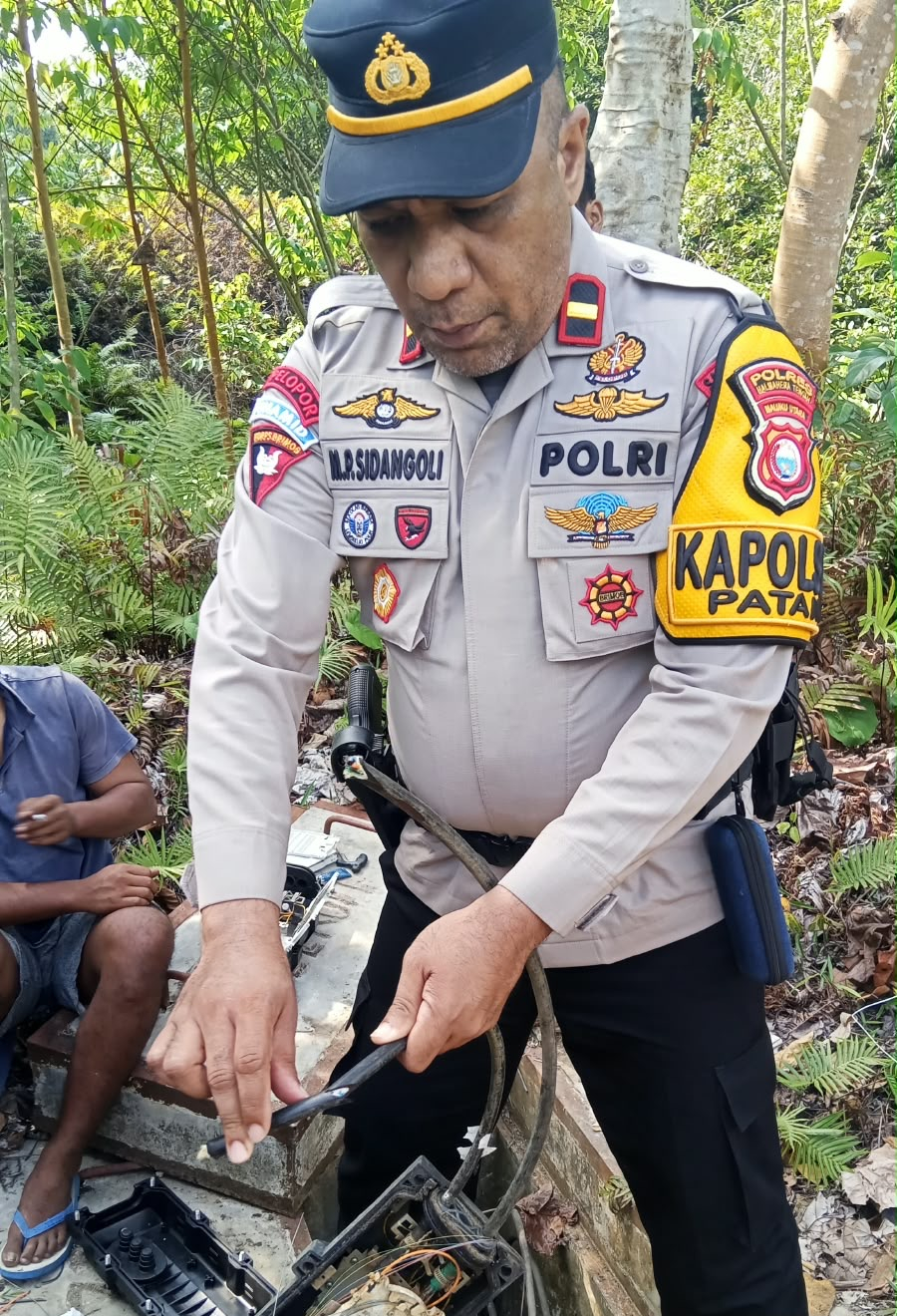 Kabel Telkom di 3 Titik Dipotong, Jaringan Internet Area Patani dan Patani Utara Lemot